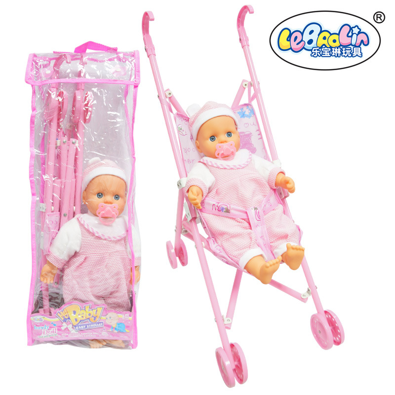 Puzzle infantil en casa carro de mano habla muñeca con tetas AT8659AD