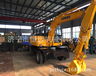 85轮式挖掘机 专业厂家生产 小型挖掘机 小型液压挖机  工地神器