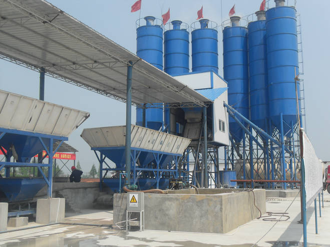 山东厂家混凝土搅拌站HZS系列 山东利丰行工程机械