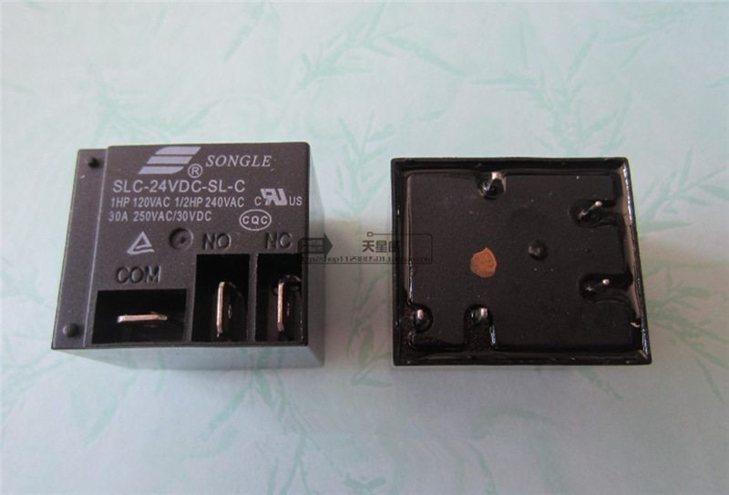 松乐继电器 T91 SLC-24VDC-SL-C 继电器 24V 30A 250V