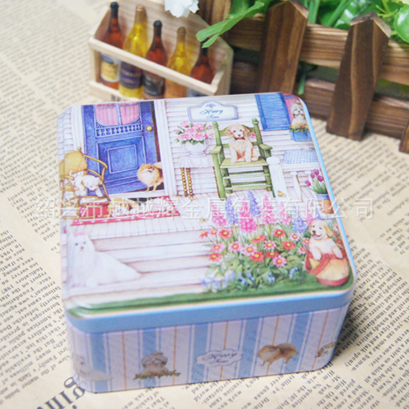 方形小清新韩式喜糖盒 婚庆糖果盒文具盒 小饰品卡片糖果盒