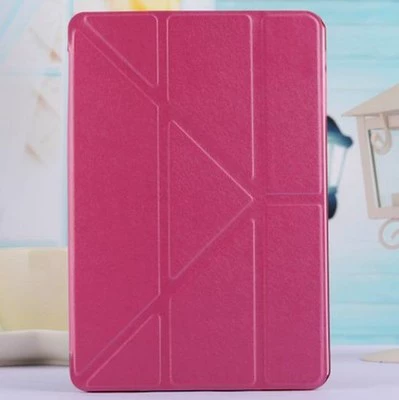 Применимый Apple iPadmini2 кожаный чехол мини3 защитный набор из шелкового узора мини1 кожаный чехол деформация ультратонкий кронштейн