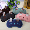 Cute sleep mask, cartoon breathable cold compress, Korean style, eyes protection