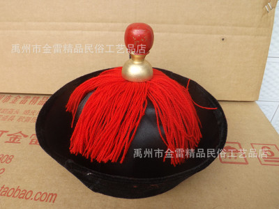 鞑子帽_鞑子帽清兵乾隆影视道具舞台演出- 阿