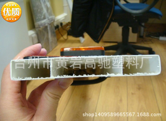 【挤出挤塑加工】塑料空调通风排风管 塑料方管 浙江PVC风口管