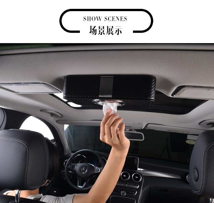 automobile Tissue box Car automatic Magnetic Ceiling Tissue box originality roof Tissue box Manufactor Direct selling