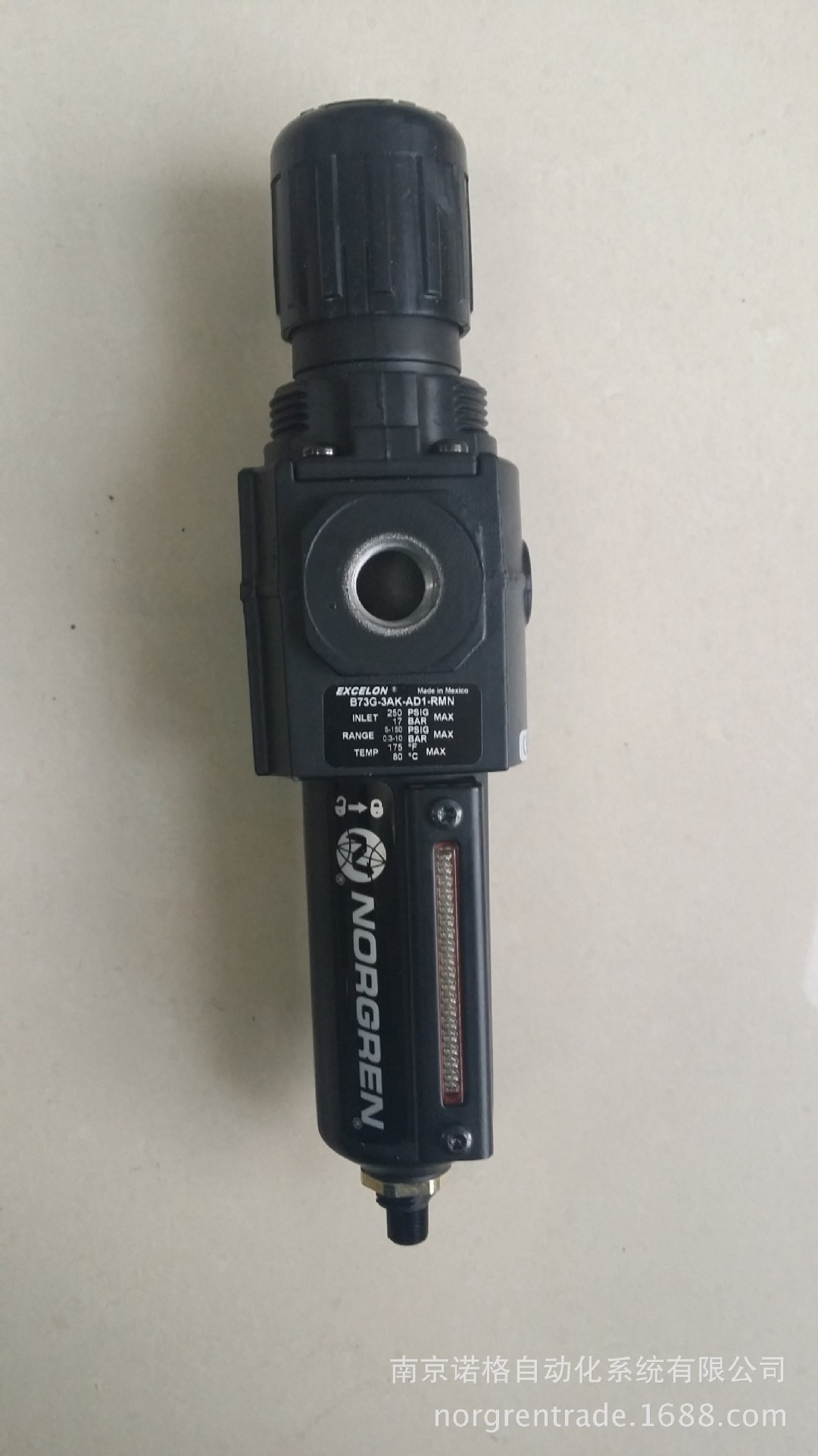 NORGREN 诺冠过滤调压阀B73G-3AK-AD1-RMN 现货