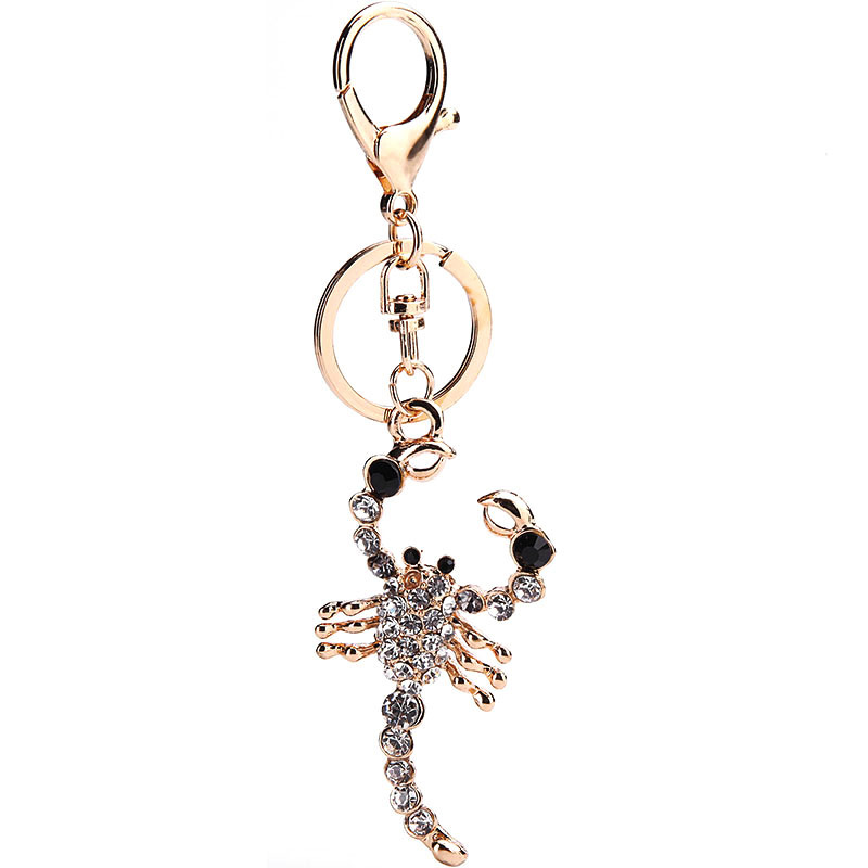 Scorpion Keychain Accessories Diamond Keychain Chain Pendant Wholesale display picture 1