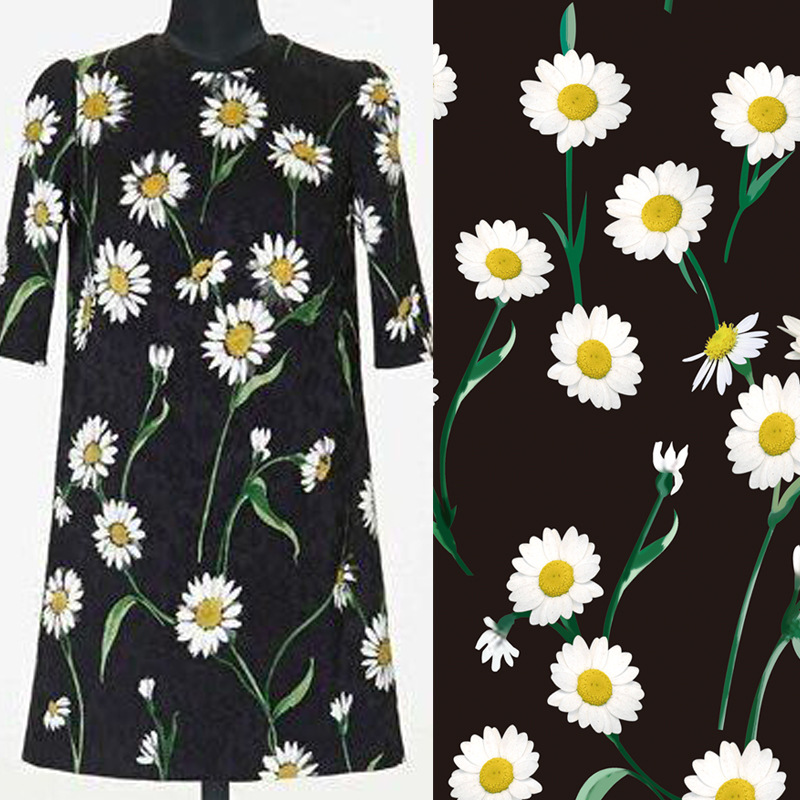 2016款高端女性热转移印花全涤 宽幅热转移印花 热升华印花面料