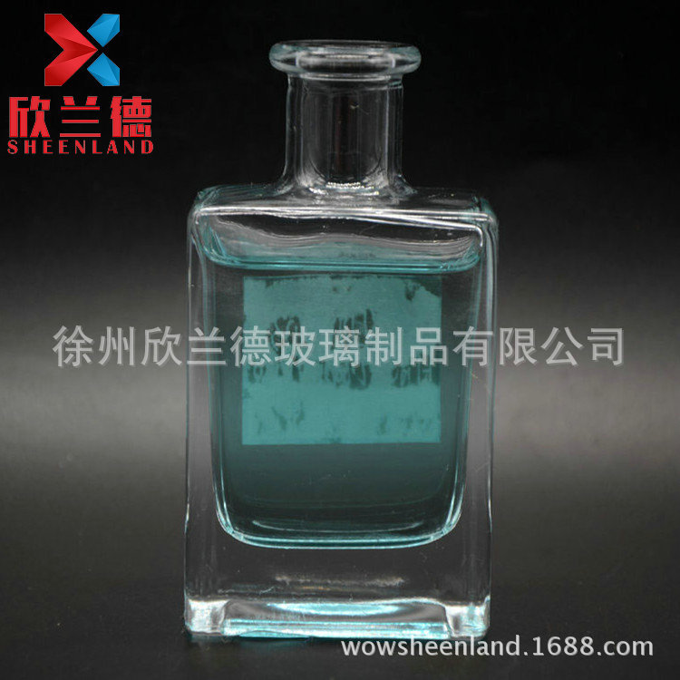 80ml方形香薰瓶 玻璃香薰瓶 可配玻璃珠香薰瓶