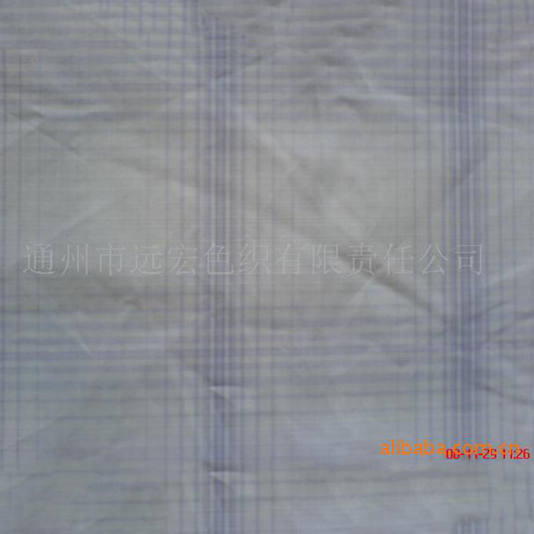 供应现货全棉格子色织布 纯棉提花色织面料服装用布