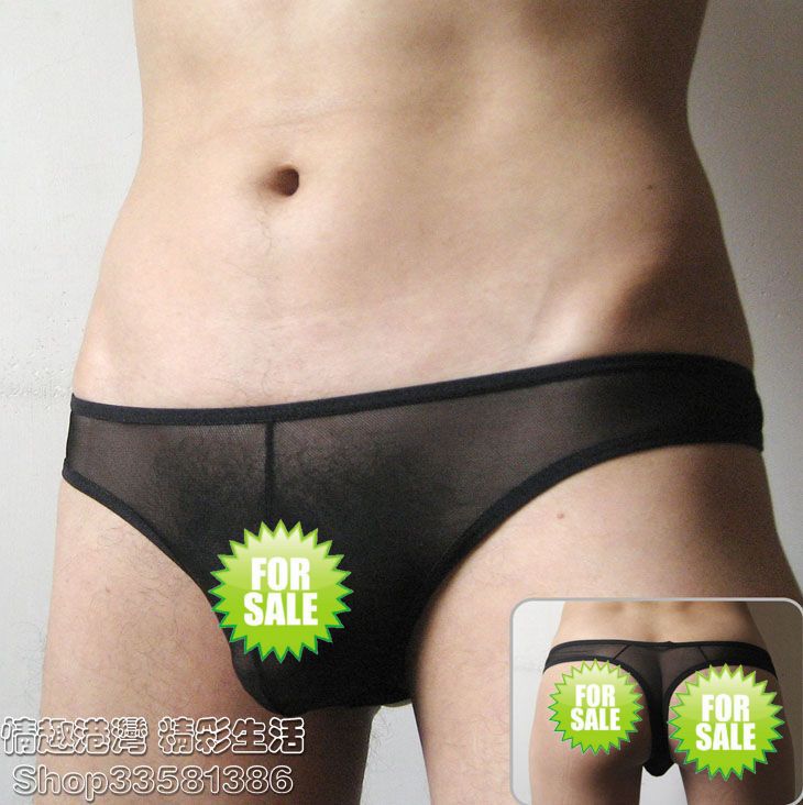 Need to order mesh transparent thong sexy T-shaped pants from 30 pieces special Wholesale men's sexy underwear