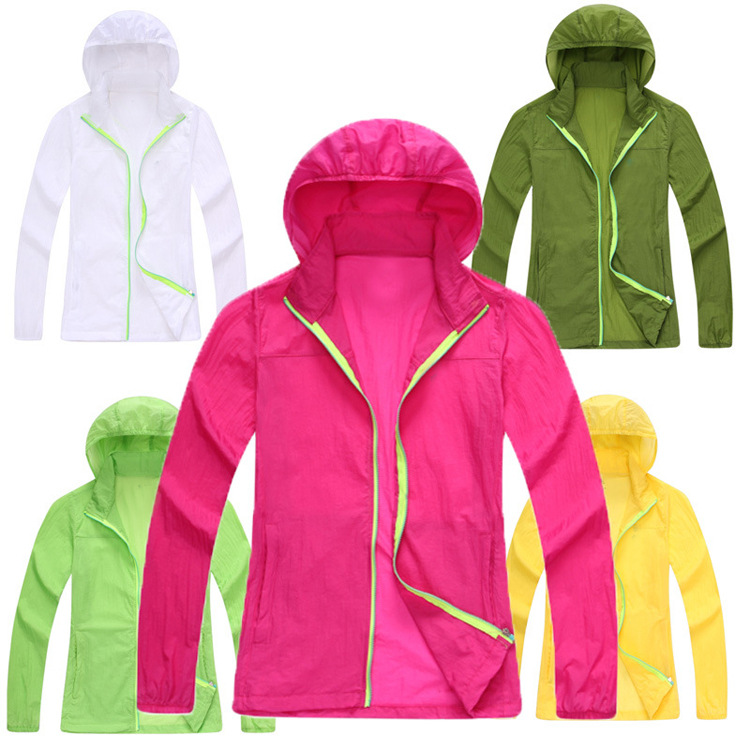 批发订做 户外男女皮肤风衣 情侣款皮肤衣 防晒服 透气防水 1503|ru