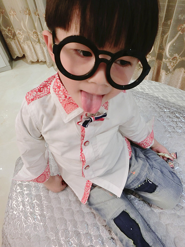 Chemise garcon à manche longue - Ref 2078041 Image 19