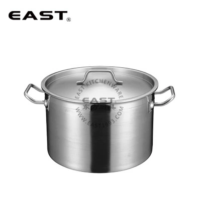 Прочный толстый дно нержавеющей стали кувшинка pot [EAST Oriental Kitchenware]