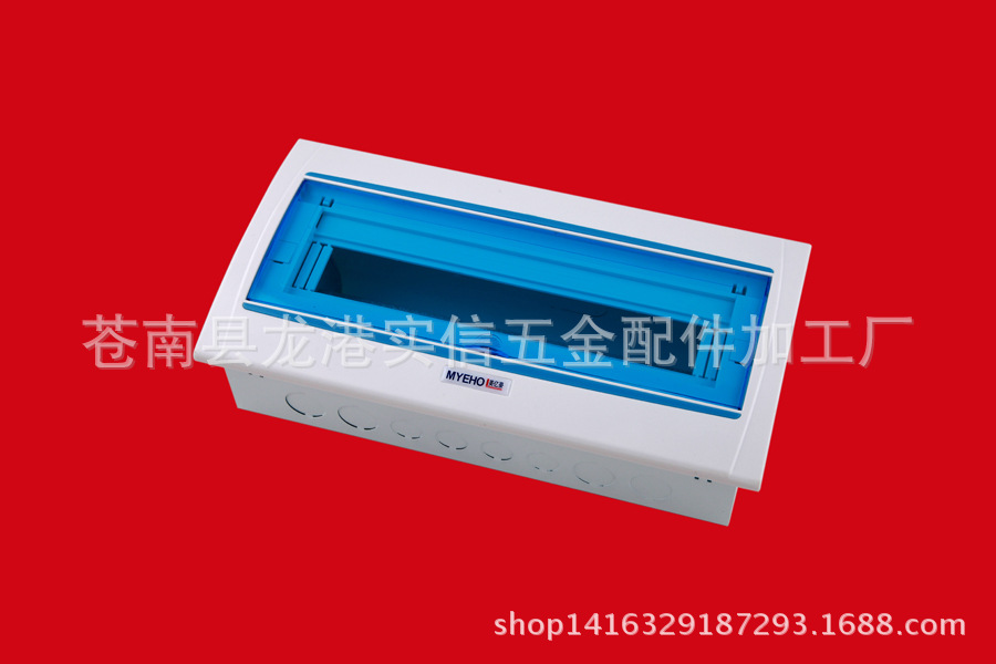 新款带夜光豪华型18-22回路箱，照明配电箱，小型断路器空开箱