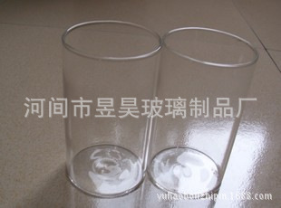 厂家直销高硼硅玻璃管 封底玻璃杯 耐热玻璃储物罐|ms