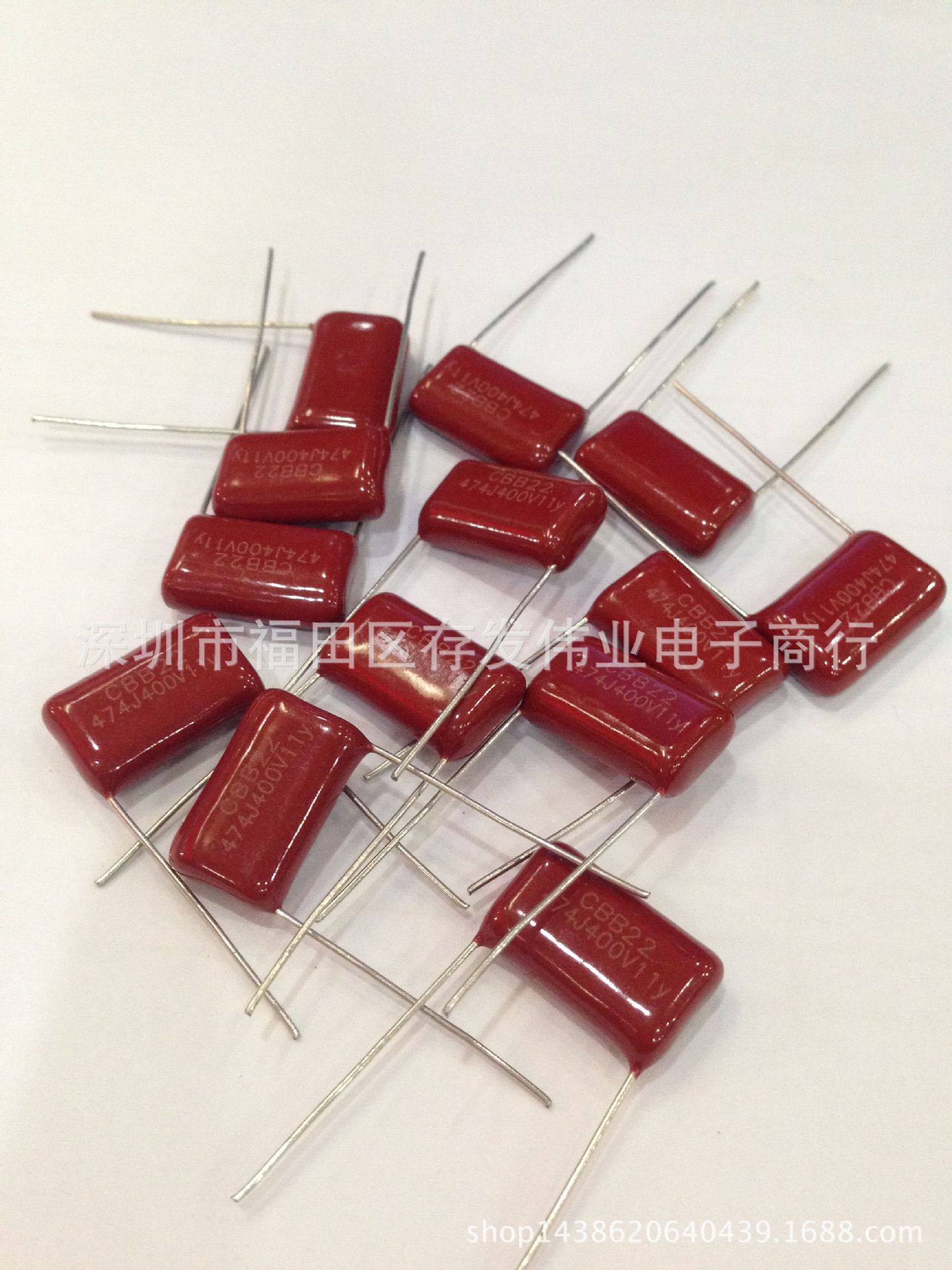 金属膜CBB电容250V474  P15MM脚距 CL21 0.47UF