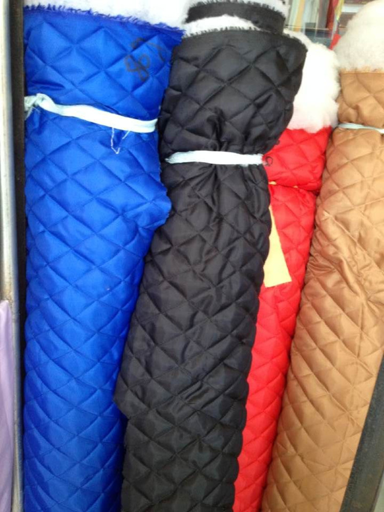 专业批发 绗缝棉涤塔夫绗缝面料 家纺棉衣睡衣里布