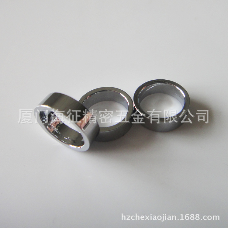 厦门五金厂直供 镀铬铁环加工 各种轴套生产加工