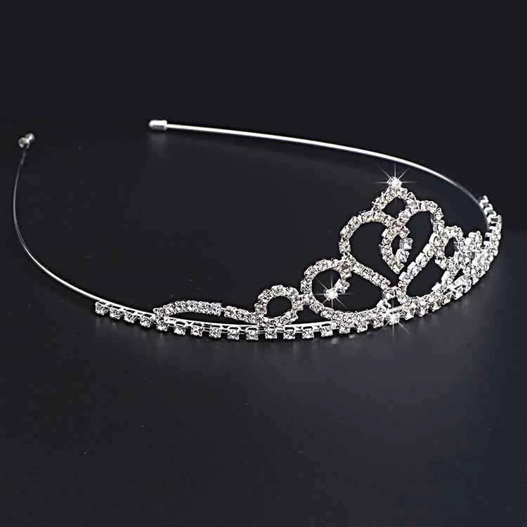Детское украшение для прически принцессы, объемная tiara, корейский стиль, для выступлений