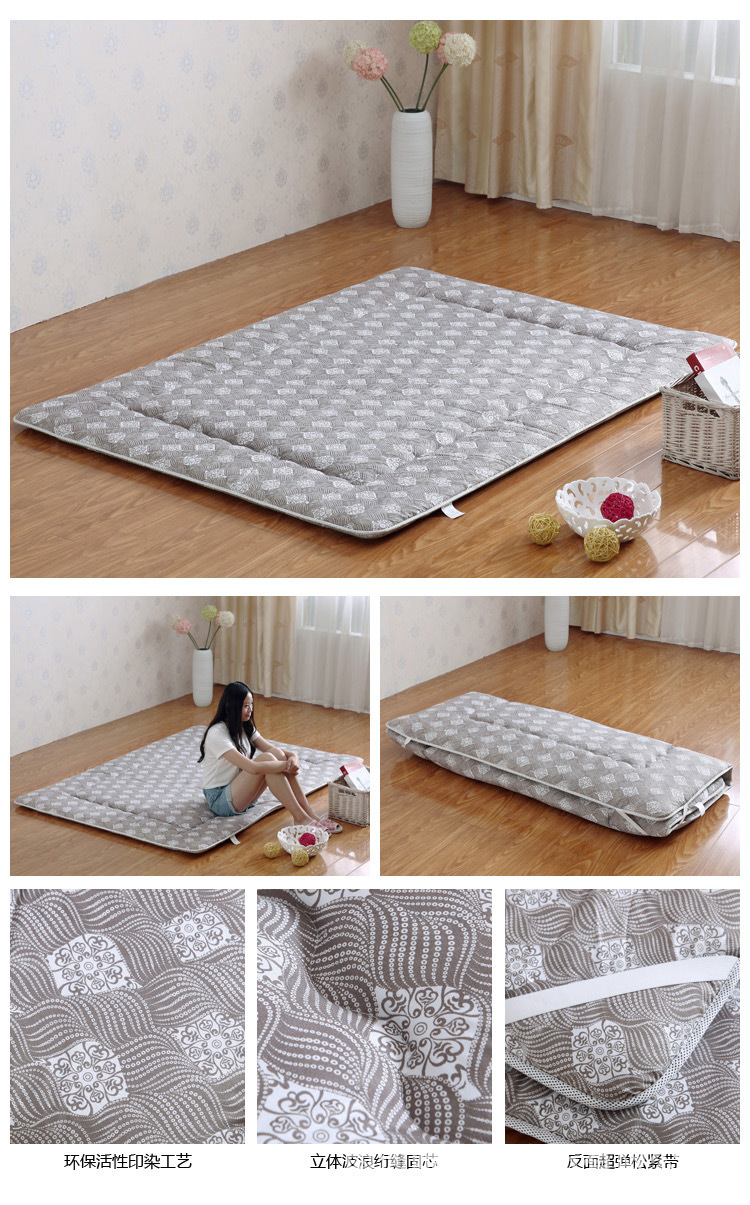 聚酯纤维印花床垫