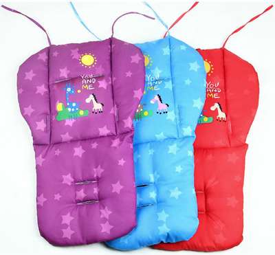 嬰兒手推車坐墊棉墊加寬加長高景觀車專用車墊 寶寶棉墊 2檔調節