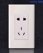 正泰开关插座 NEW9120型 一联23极插座 5孔 五孔插座 120*70