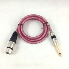 供应6.35转卡侬头 麦克风线 6.35咪头对卡侬话筒线 调音台连接线