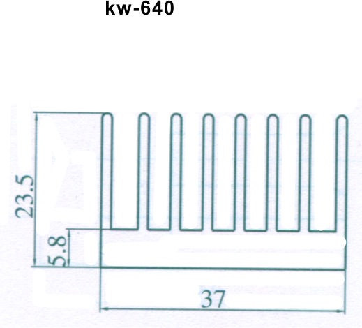 大功率散热器  工业散热器 河南电子散热器 铝型材