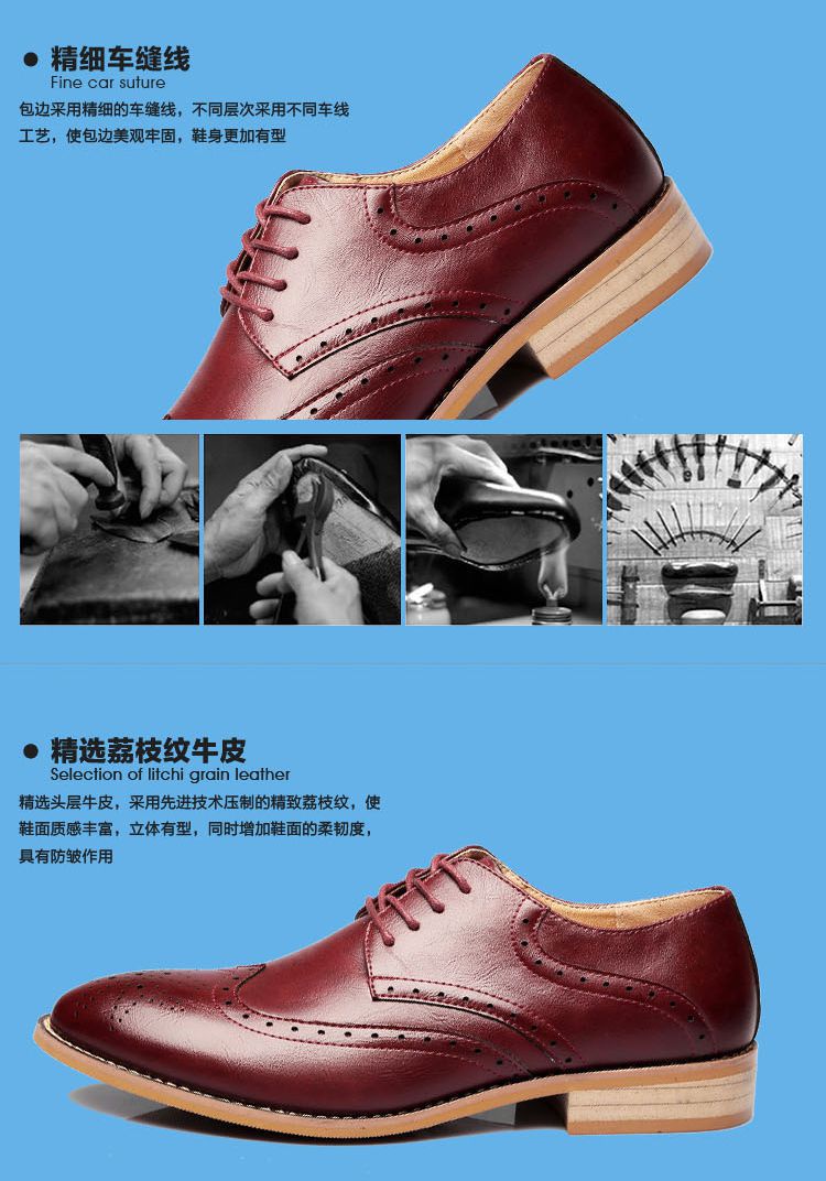 Chaussures homme en cuir véritable - Ref 3445714 Image 18