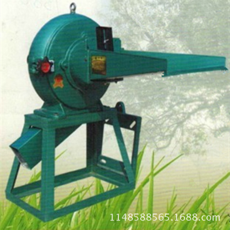 玉米秸秆粉碎机 齿盘自吸大米玉米粉碎机价格优惠