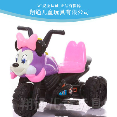 Manufactor Direct selling Mickey children Electric Motorcycle series LIGHT music Advance Retreat enlarge Battery