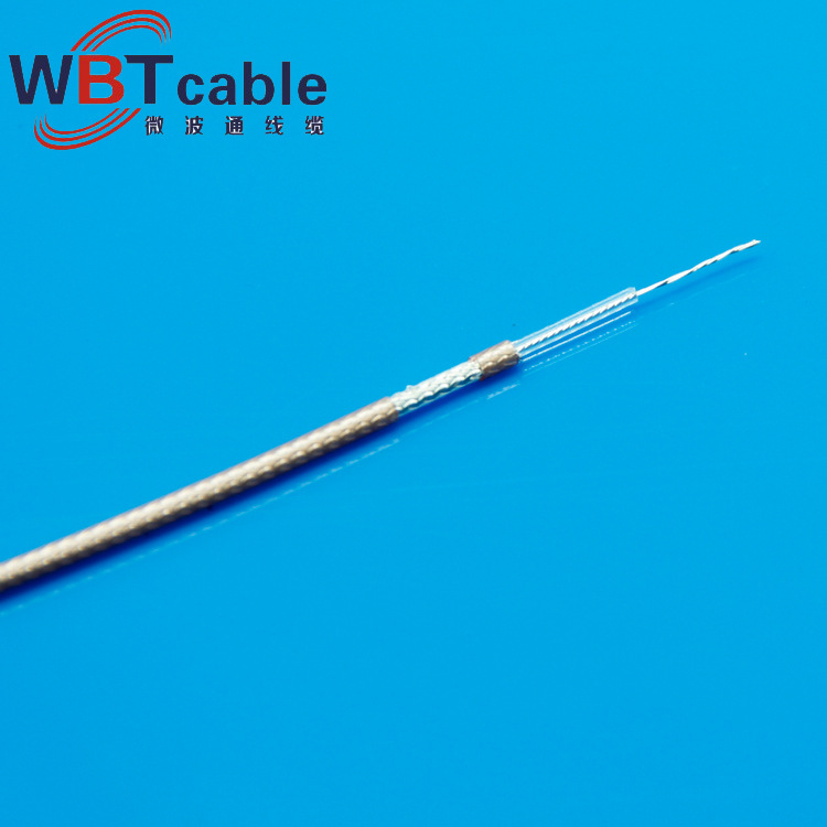 微波通 RG179/P 双银 PTFE绝缘 耐高温260度 射频同轴电缆  75欧