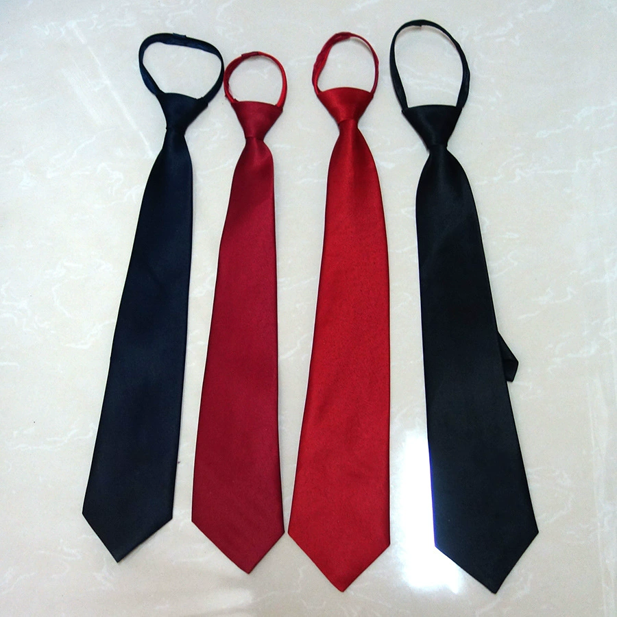 Оптовая продажа 45 см мужской галстук на молнии выпускная школьная одежда фото команда безопасности галстук логотип