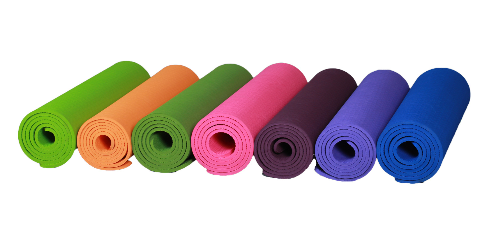 厂家直销 加厚6mm单双色无味瑜伽垫TPE 瑜珈垫健身垫可印LOGO详情42