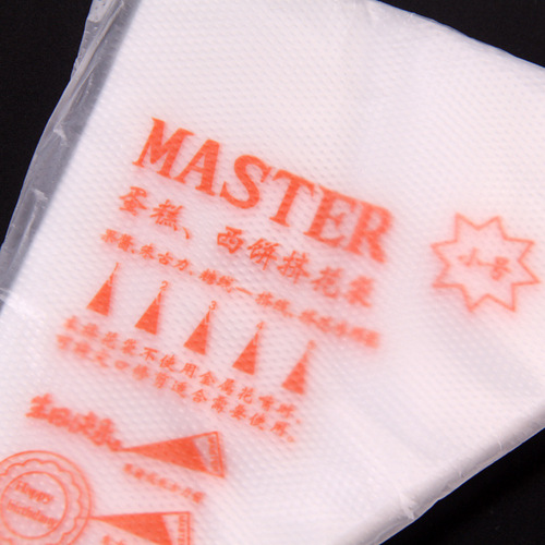 Disposable piping bag, piping tool, plastic food grade piping bag, cream piping bag, thickened, large, medium and small optional