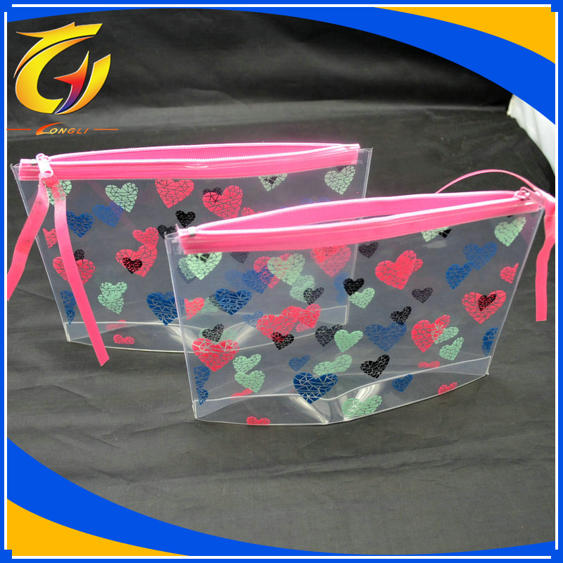 专业生产PVC袋 立体化妆品包装袋 eva，pvc透明塑料拉链袋 可批发