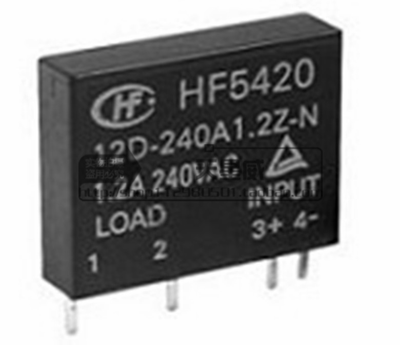 宏发二手继电器 KINDEL HF5420-05D 5V 4脚 固态量多可询