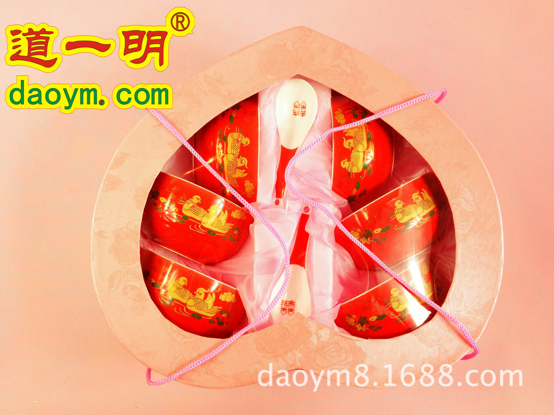 婚慶陶瓷碗