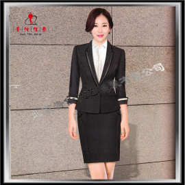 七分袖小西装2020职业白领西服定制 商务西装订制 贵仕佳艺服装