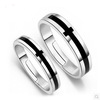 Silver accessory, zirconium for beloved, wedding ring, suitable for import, European style, Korean style