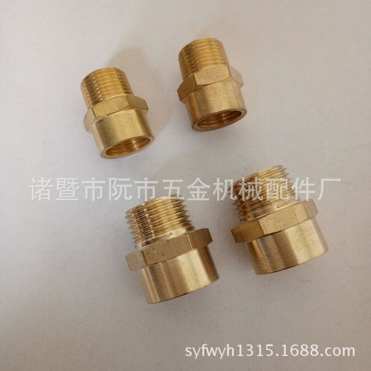 气动接头 厂家直销供应批发内外丝接头 连接螺纹 全铜定制
