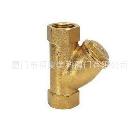 厂家黄铜丝口Y型过滤器GL11H-16T DN15 不锈钢内螺纹Y过滤器