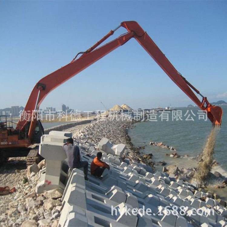 供应内蒙古日立270挖掘机加长臂，两段式加长臂，挖机清淤加长臂