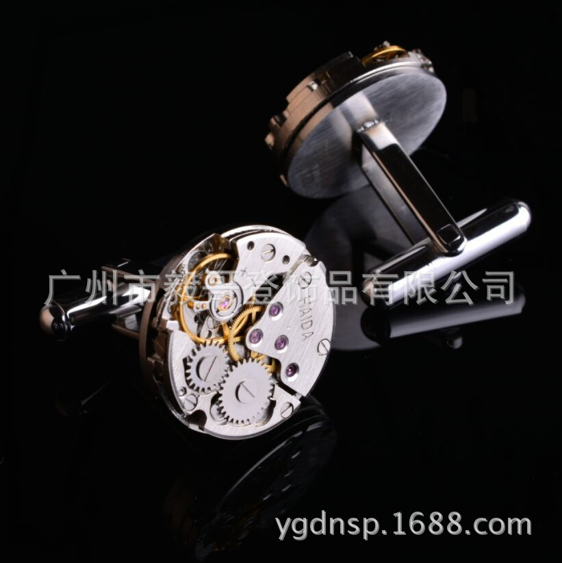 新款男装衬衫袖扣，礼品袖扣，不锈钢袖扣，A6290法式袖扣