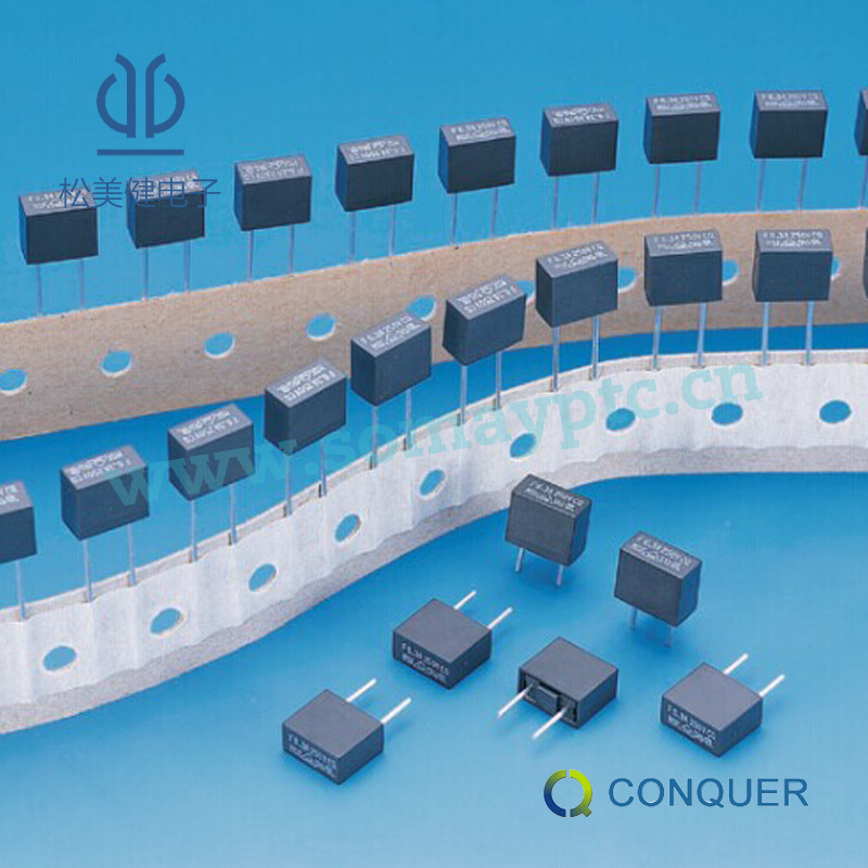 Conquer/功得MST.100微型保险丝  0.1A 250V 方形慢断 8*4MM