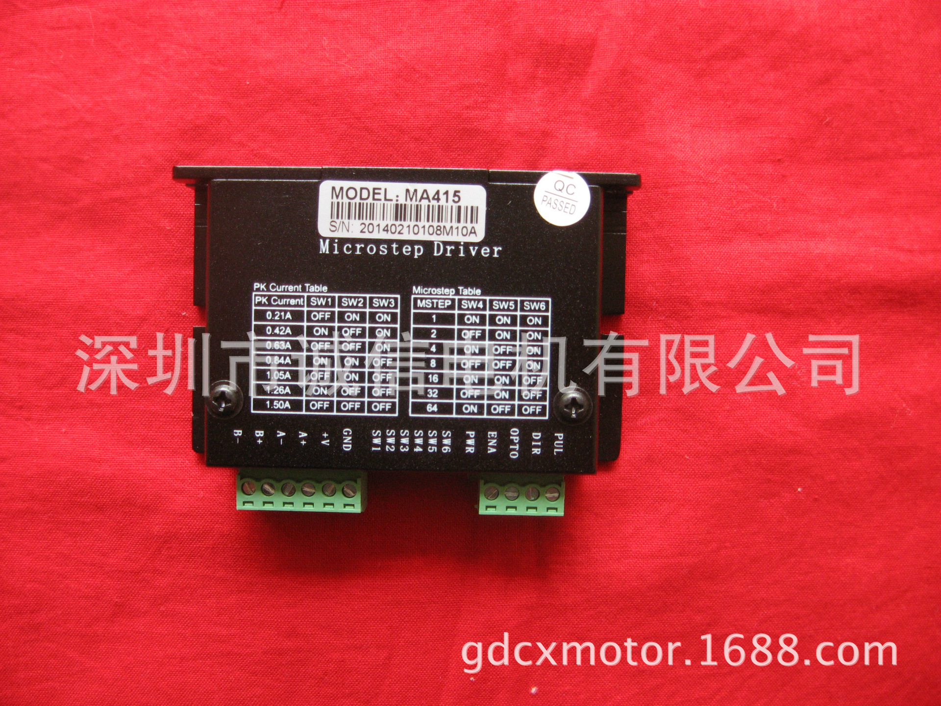 D415t 盛产步进电机/马达驱动器MICROSTEP DRIVER M415B和M415-阿里巴巴
