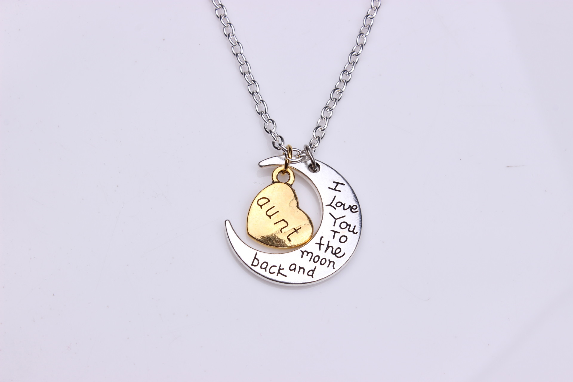 Explosive Valentine's Day Moon Sun Necklace I Love You To The Moom And Back