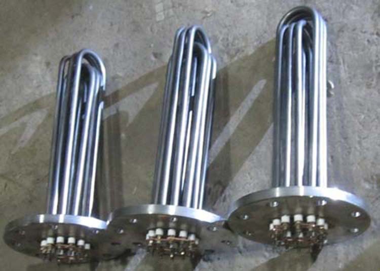 电热耐腐蚀加热管 防爆加热管 不锈钢法兰加热管